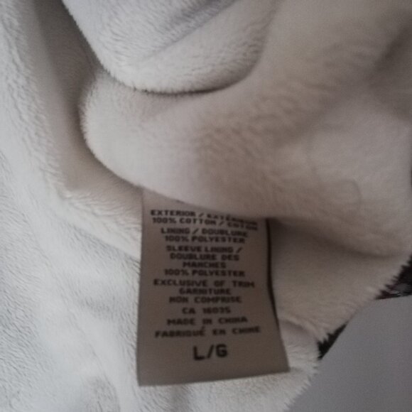 Lady Hathaway Checkered Lined Warm Shirt Size L - Picture 9 of 10